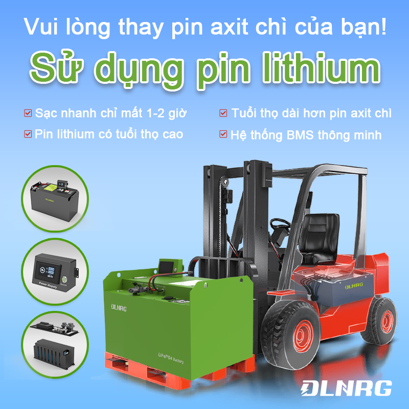 Pin axit chì hay pin lithium-ion tốt hơn trong xe nâng?